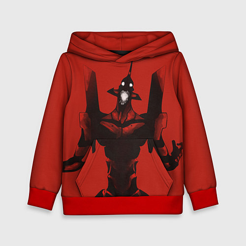 Детская толстовка Евангилион / 3D-Красный – фото 1