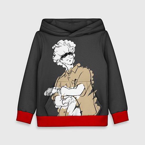 Детская толстовка Годжо Магическая Битва / 3D-Красный – фото 1