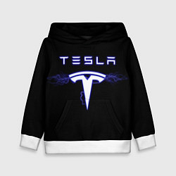 Толстовка-худи детская TESLA, цвет: 3D-белый