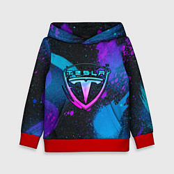 Толстовка-худи детская TESLA NEON, цвет: 3D-красный