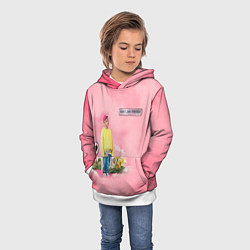 Толстовка-худи детская Ваня Дмитриенко, цвет: 3D-белый — фото 2
