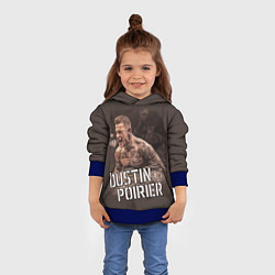 Толстовка-худи детская ДАСТИН ПОРЬЕ, цвет: 3D-синий — фото 2