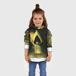 Толстовка-худи детская Little Nightmares 2, цвет: 3D-белый — фото 2