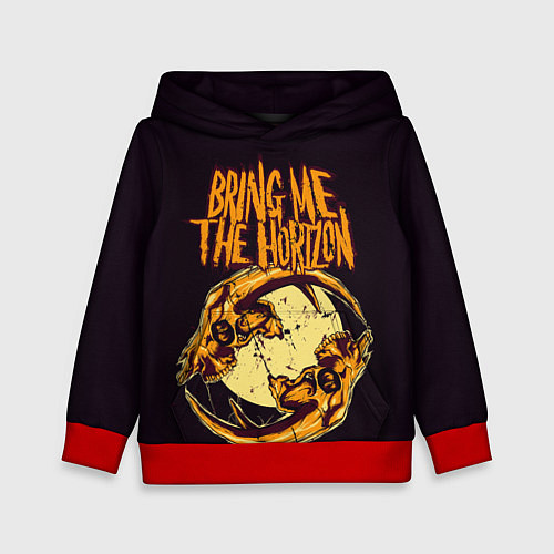 Детская толстовка BRING ME THE HORIZON / 3D-Красный – фото 1