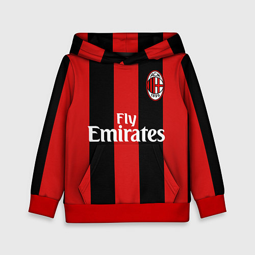 Детская толстовка Форма Милан Бекхэм / 3D-Красный – фото 1