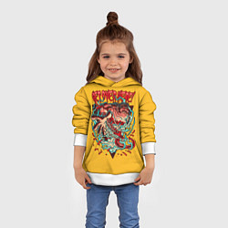 Толстовка-худи детская Пудж Dota 2, цвет: 3D-белый — фото 2