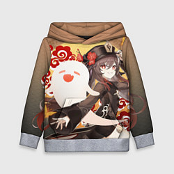 Толстовка-худи детская GENSHIN IMPACT HU TAO, цвет: 3D-меланж