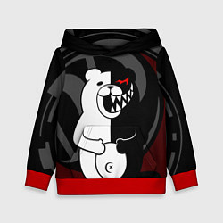 Толстовка-худи детская MONOKUMA МОНОКУМА DANGANRO, цвет: 3D-красный