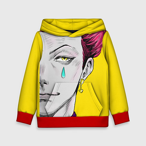 Детская толстовка Hunter x Hunter Хисока / 3D-Красный – фото 1