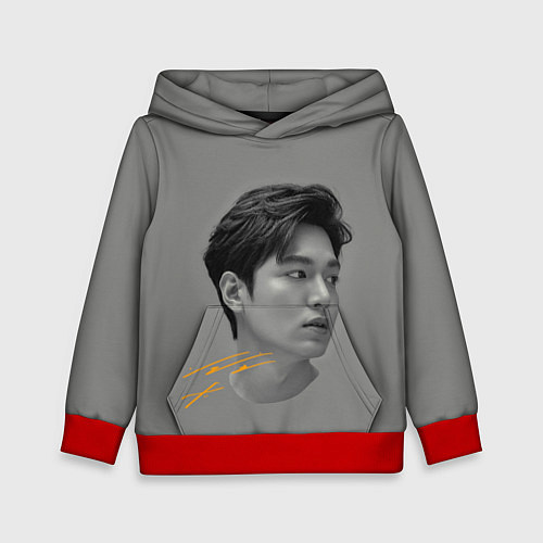 Детская толстовка Ли Мин Хо Lee Min Ho / 3D-Красный – фото 1