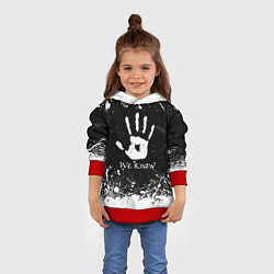 Толстовка-худи детская WE KNOW TES, цвет: 3D-красный — фото 2