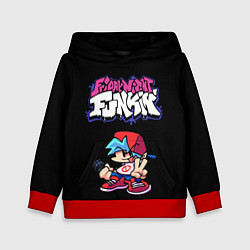 Толстовка-худи детская Friday Night Funkin, цвет: 3D-красный