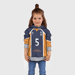 Толстовка-худи детская KARASUNO 5 ФОРМА КАРАСУНО, цвет: 3D-меланж — фото 2