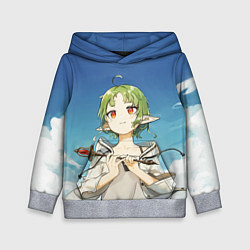 Толстовка-худи детская Shirufietto, цвет: 3D-меланж