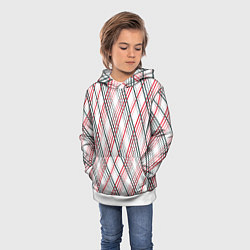 Толстовка-худи детская Игральные карты, цвет: 3D-белый — фото 2