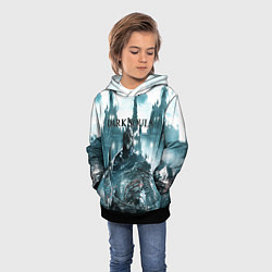 Толстовка-худи детская Dark Souls, цвет: 3D-черный — фото 2