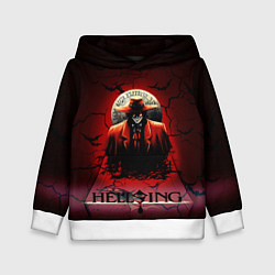 Толстовка-худи детская HELLSING $$$, цвет: 3D-белый