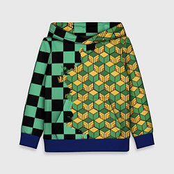 Толстовка-худи детская ТАНДЖИРО И ТОМИОКА, цвет: 3D-синий