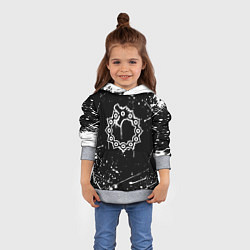 Толстовка-худи детская 7 СМЕРТНЫХ ГРЕХОВ МЕЛИОДАС, цвет: 3D-меланж — фото 2