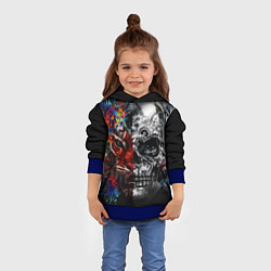 Толстовка-худи детская TIGER, цвет: 3D-синий — фото 2