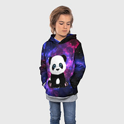 Толстовка-худи детская Space Panda, цвет: 3D-меланж — фото 2