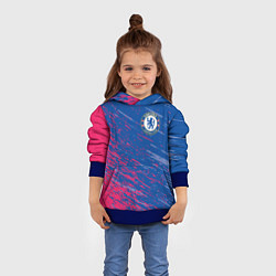Толстовка-худи детская CHELSEA, цвет: 3D-синий — фото 2
