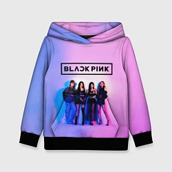 Толстовка-худи детская BLACKPINK, цвет: 3D-черный