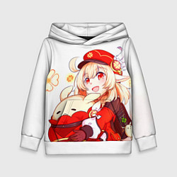 Толстовка-худи детская Геншин Импакт Кли, цвет: 3D-белый