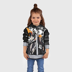 Толстовка-худи детская Bleach, цвет: 3D-меланж — фото 2