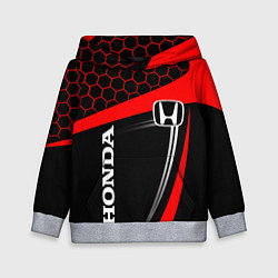 Толстовка-худи детская HONDA ХОНДА SPORT, цвет: 3D-меланж