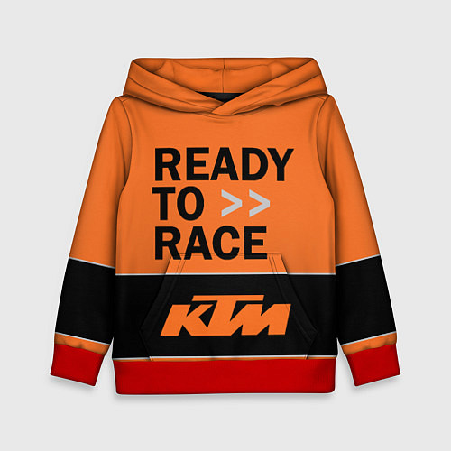 Детская толстовка KTM READY TO RACE Z / 3D-Красный – фото 1