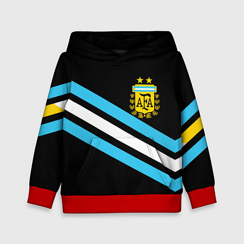 Детская толстовка Сборная Аргентины / 3D-Красный – фото 1