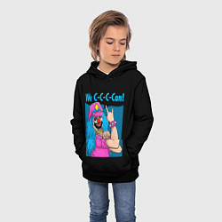 Толстовка-худи детская Dr Rockzo, цвет: 3D-черный — фото 2