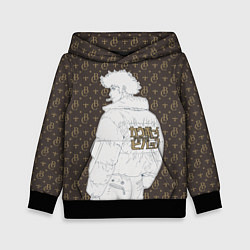 Толстовка-худи детская Cowboy Bebop Louis Vuitton, цвет: 3D-черный
