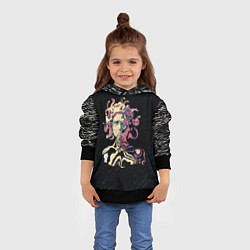 Толстовка-худи детская Горгона YES, цвет: 3D-черный — фото 2