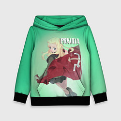 Толстовка-худи детская Pravda, цвет: 3D-черный
