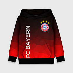 Толстовка-худи детская ФК БАВАРИЯ BAYERN МЮНХЕН, цвет: 3D-черный