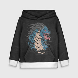 Толстовка-худи детская Дракон, цвет: 3D-белый