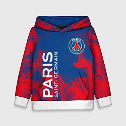 Толстовка-худи детская ФК ПСЖ PARIS SAINT GERMAIN, цвет: 3D-белый