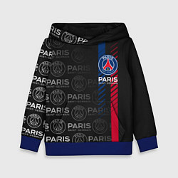 Толстовка-худи детская ФК ПСЖ PARIS SAINT GERMAIN, цвет: 3D-синий