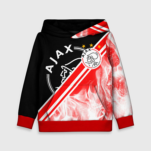 Детская толстовка FC AJAX AMSTERDAM ФК АЯКС / 3D-Красный – фото 1