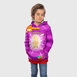 Толстовка-худи детская BTD6 Adora, цвет: 3D-красный — фото 2