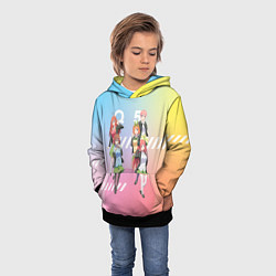 Толстовка-худи детская Пять невест, цвет: 3D-черный — фото 2