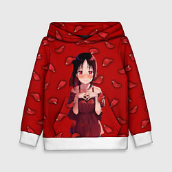 Толстовка-худи детская Госпожа Кагуя, цвет: 3D-белый