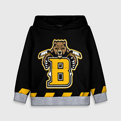 Толстовка-худи детская BOSTON BRUINS, цвет: 3D-меланж