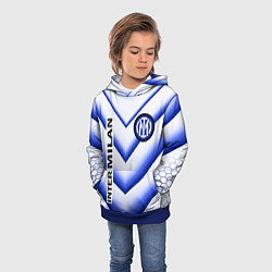 Толстовка-худи детская ИНТЕР МИЛАН INTER MILAN, цвет: 3D-синий — фото 2
