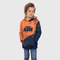 Толстовка-худи детская KTM ГРАНЖ Z, цвет: 3D-синий — фото 2