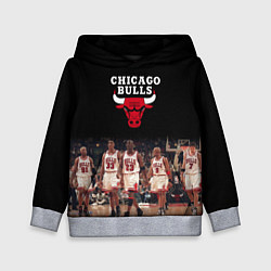 Толстовка-худи детская CHICAGO BULLS 3, цвет: 3D-меланж