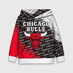 Толстовка-худи детская CHICAGO BULLS 6, цвет: 3D-белый