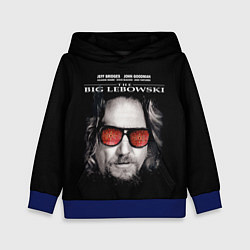 Толстовка-худи детская The Big Lebowski, цвет: 3D-синий